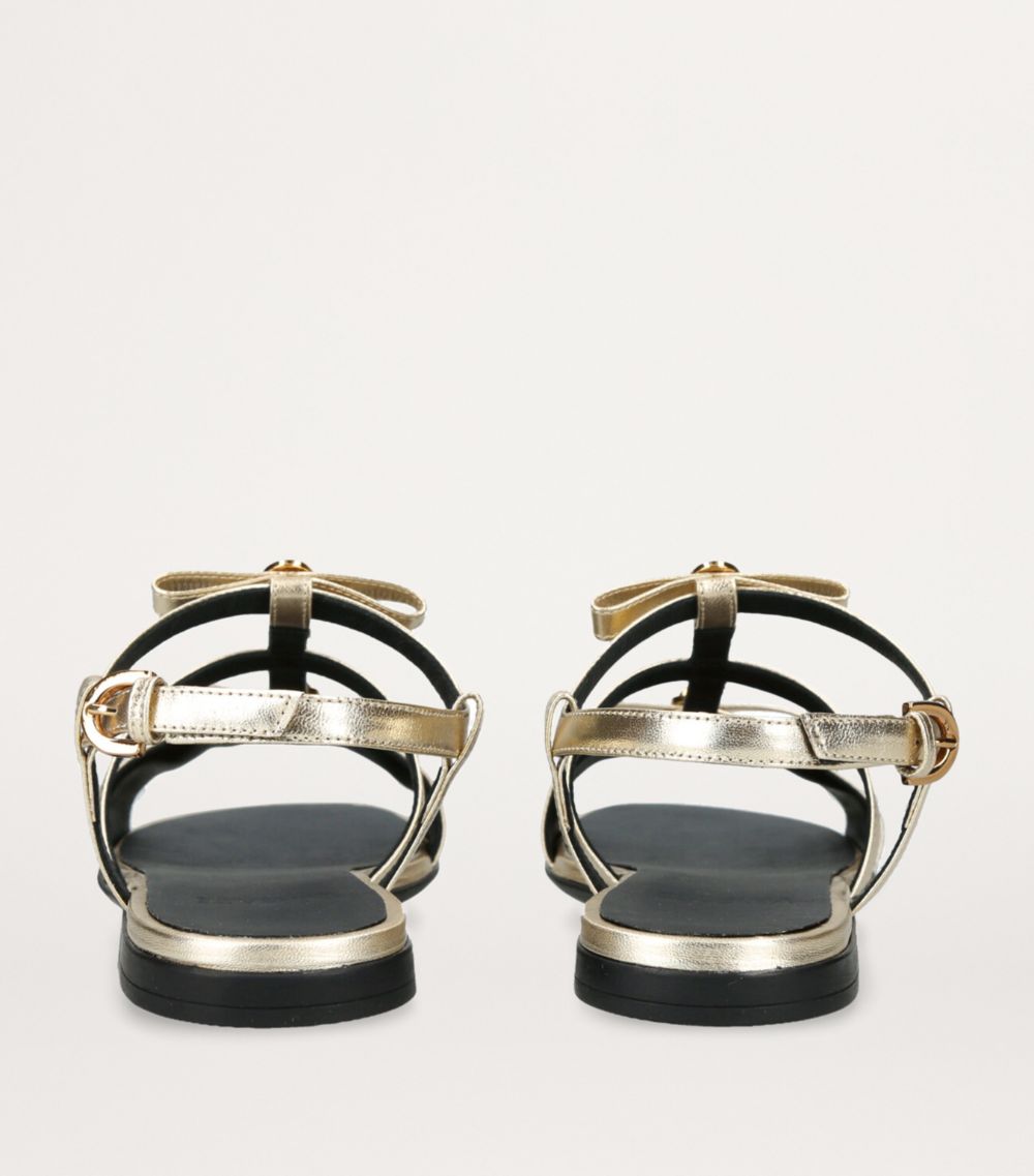 Young Versace Versace Kids Leather Sandals