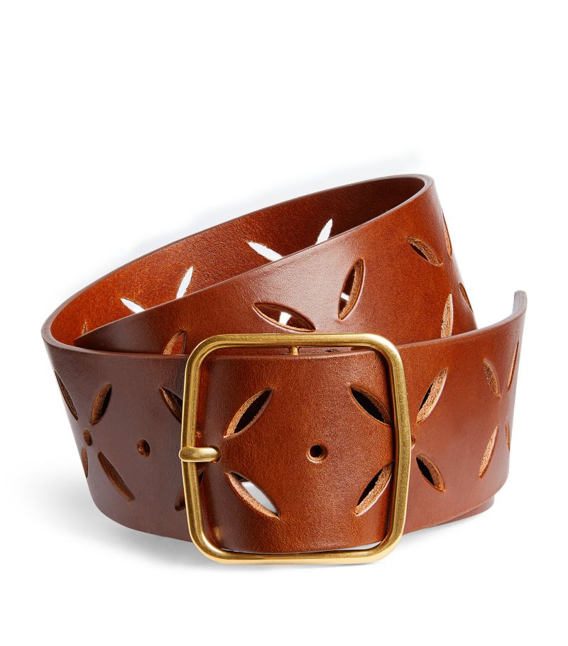 Weekend Max Mara Weekend Max Mara Leather Salmone Belt