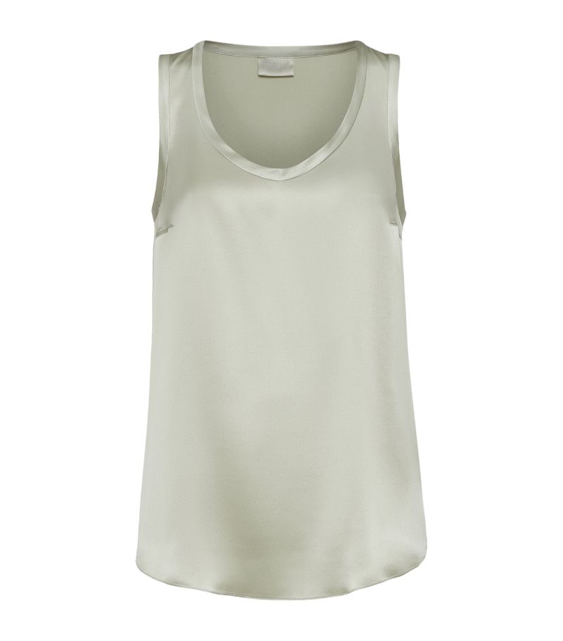 Brunello Cucinelli Brunello Cucinelli Stretch Silk Satin Tank Top