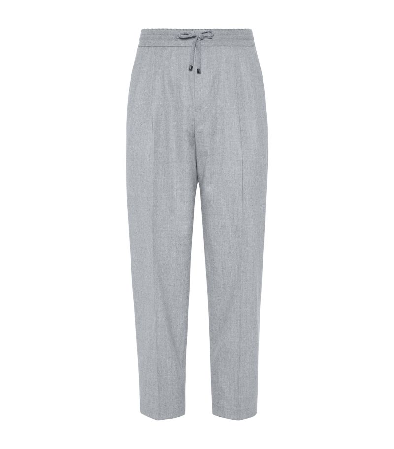 Brunello Cucinelli Brunello Cucinelli Virgin Wool Drawstring Trousers