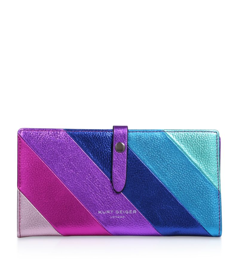 Kurt Geiger London Kurt Geiger London Striped Metallic Wallet