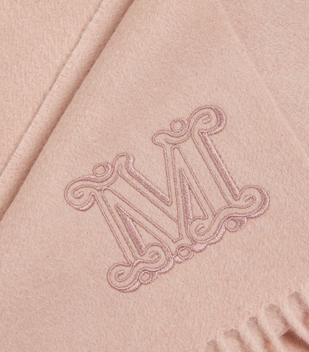 Max Mara Max Mara Cashmere Logo Scarf