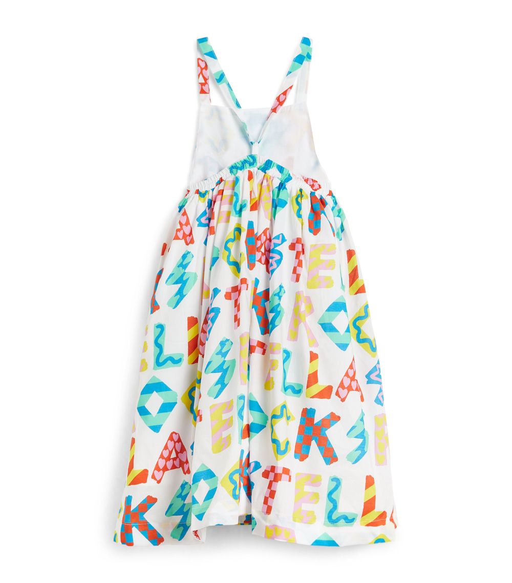 Stella McCartney Kids Stella Mccartney Kids Cotton Logo Print Dress (3-14+ Years)