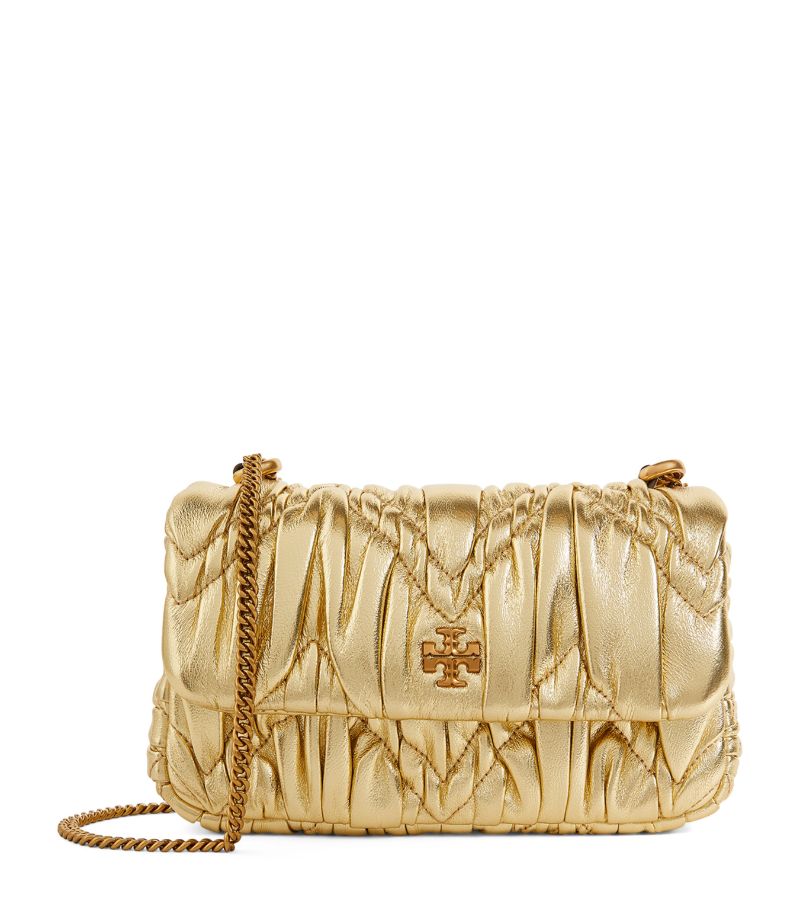 Tory Burch Tory Burch Mini Leather Kira Ruched Shoulder Bag