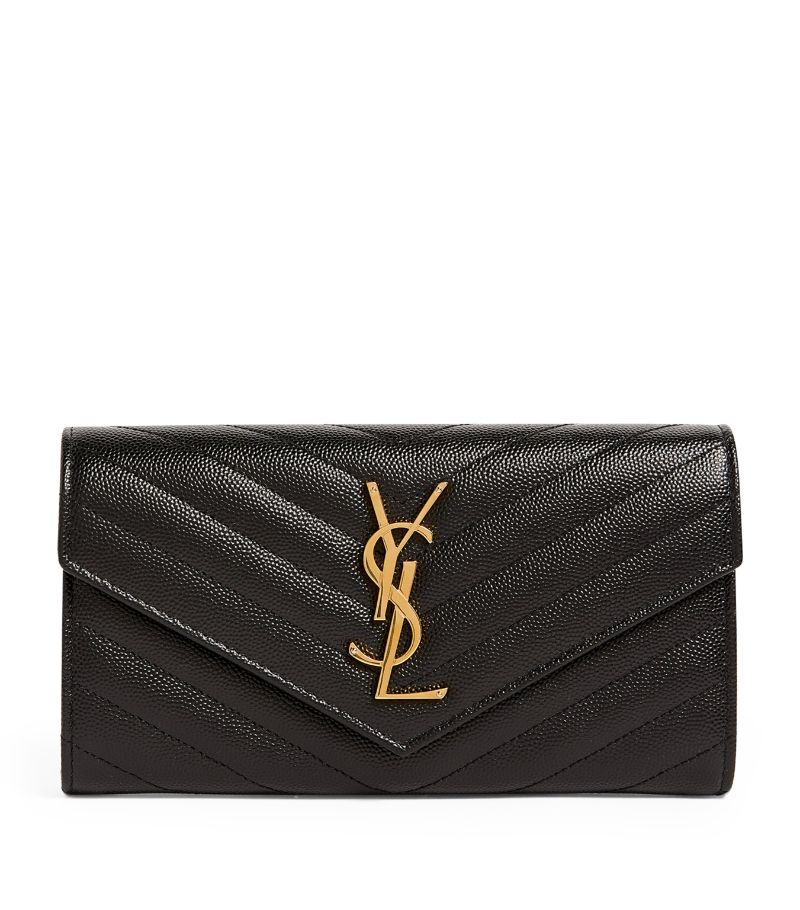 Saint Laurent Saint Laurent Leather Envelope Wallet