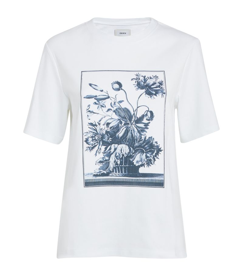 Erdem Erdem Cotton Graphic-Print T-Shirt