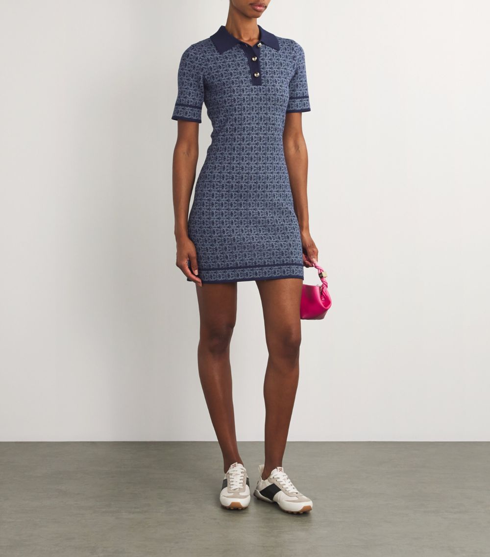  Claudie Pierlot Knitted Monogram Mini Dress