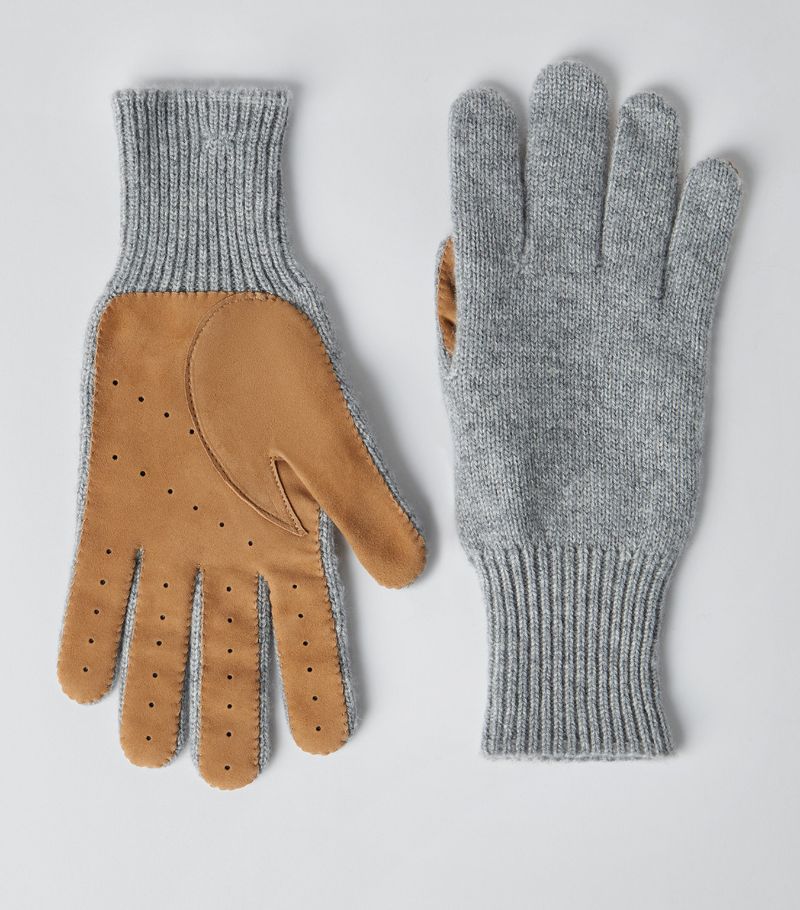 Brunello Cucinelli Brunello Cucinelli Cashmere-Suede Gloves