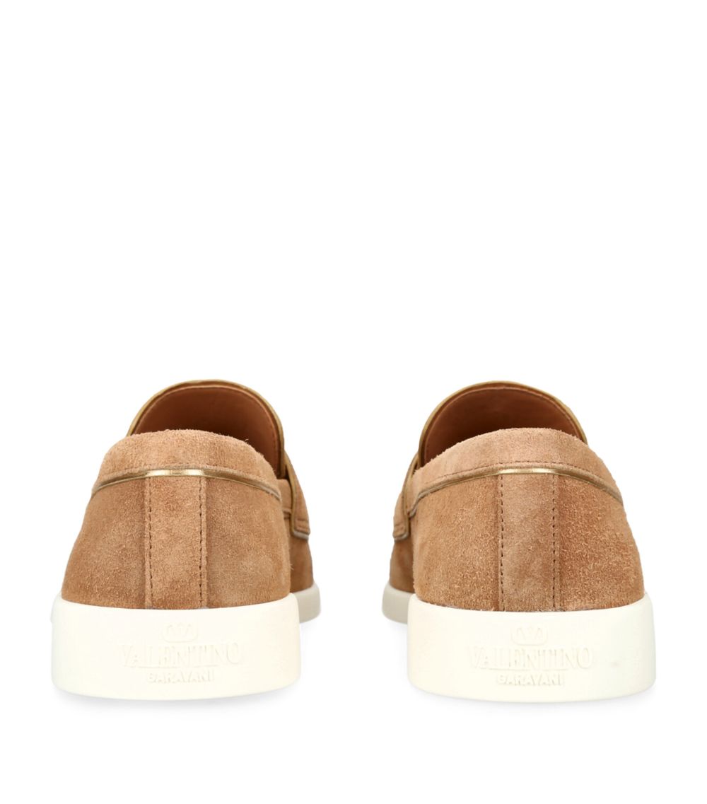 VALENTINO GARAVANI Valentino Garavani Suede Leisure Flows Loafers