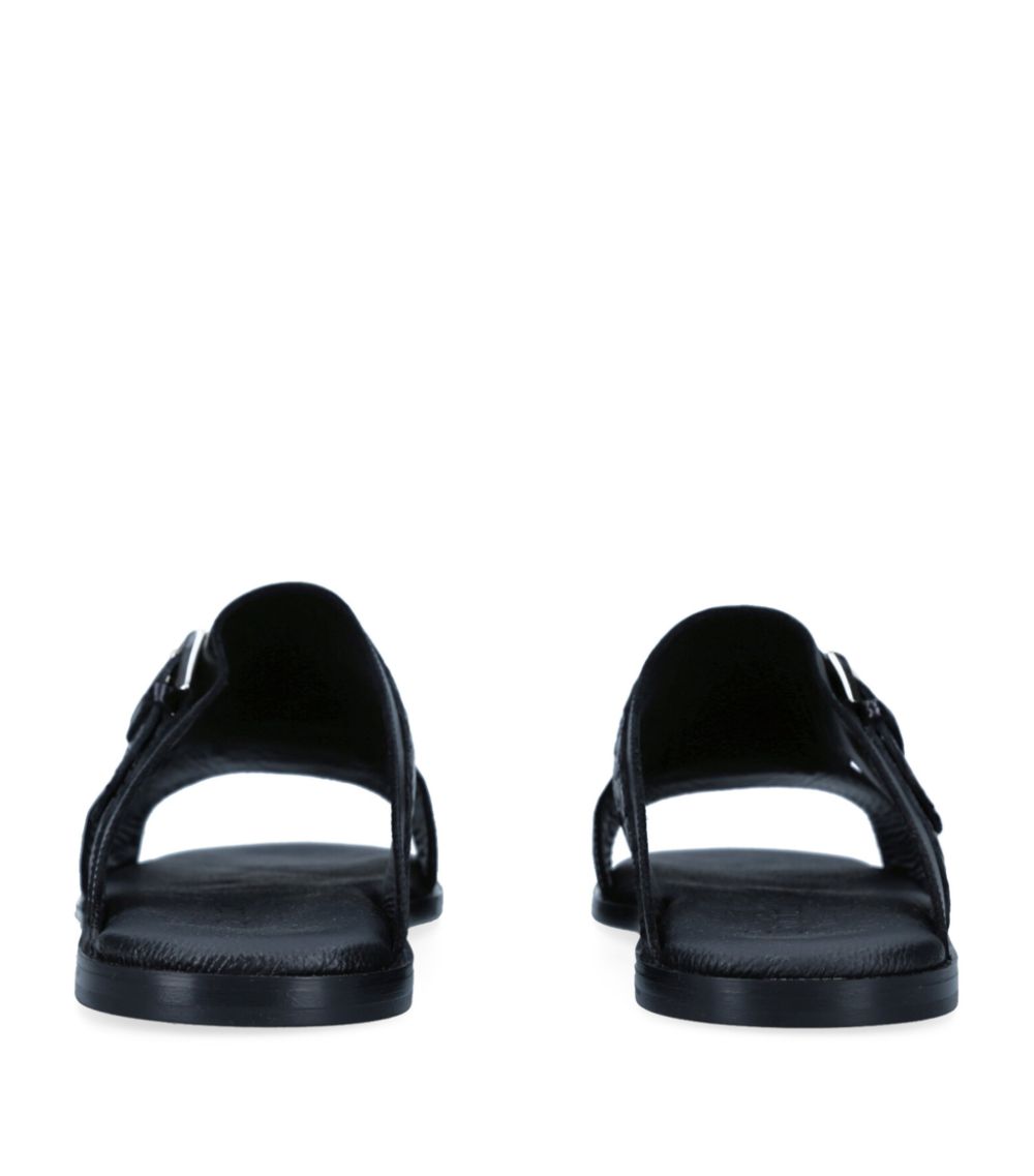 Brotini Brotini Leather Buckle-Detail Sandals