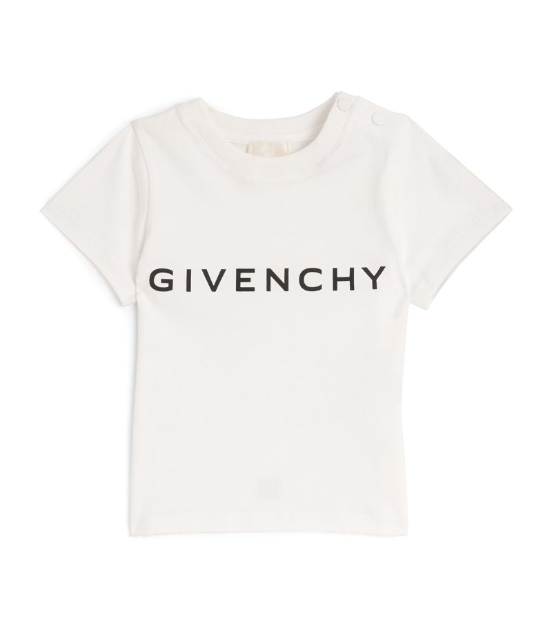 Givenchy Givenchy Kids Cotton Logo T-Shirt (6-18 Months)