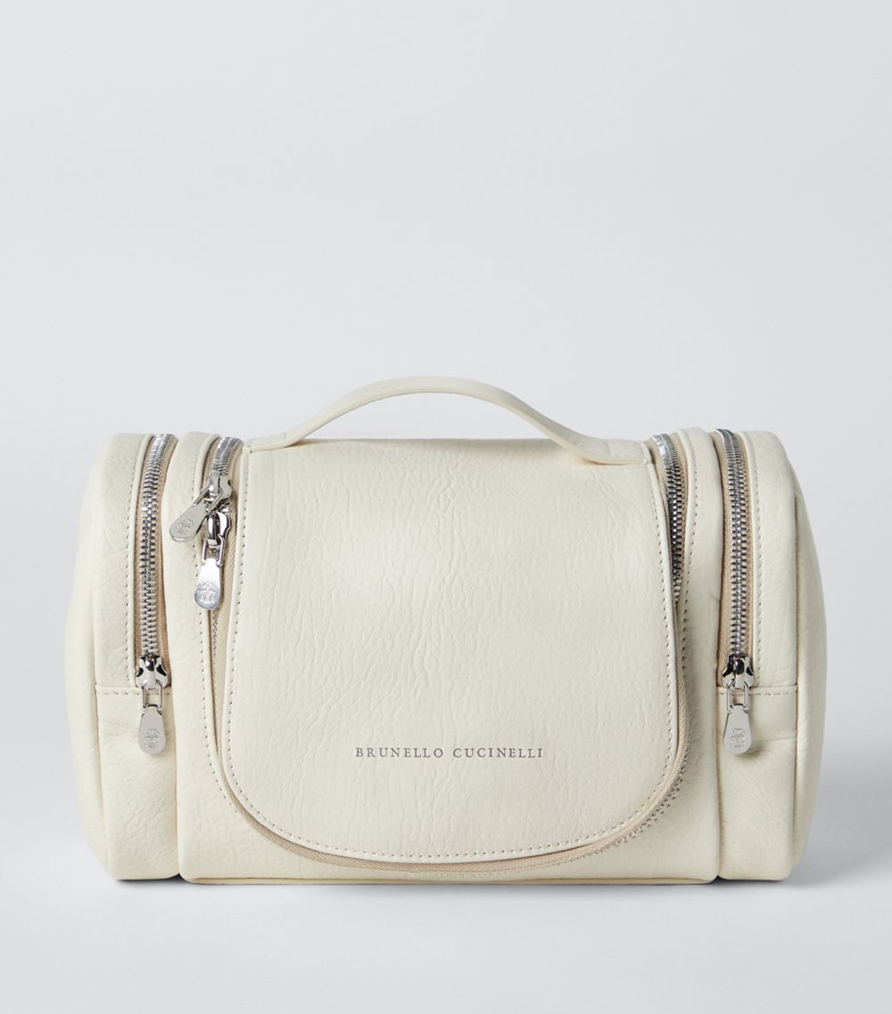 Brunello Cucinelli Brunello Cucinelli Calfskin Make-Up Bag