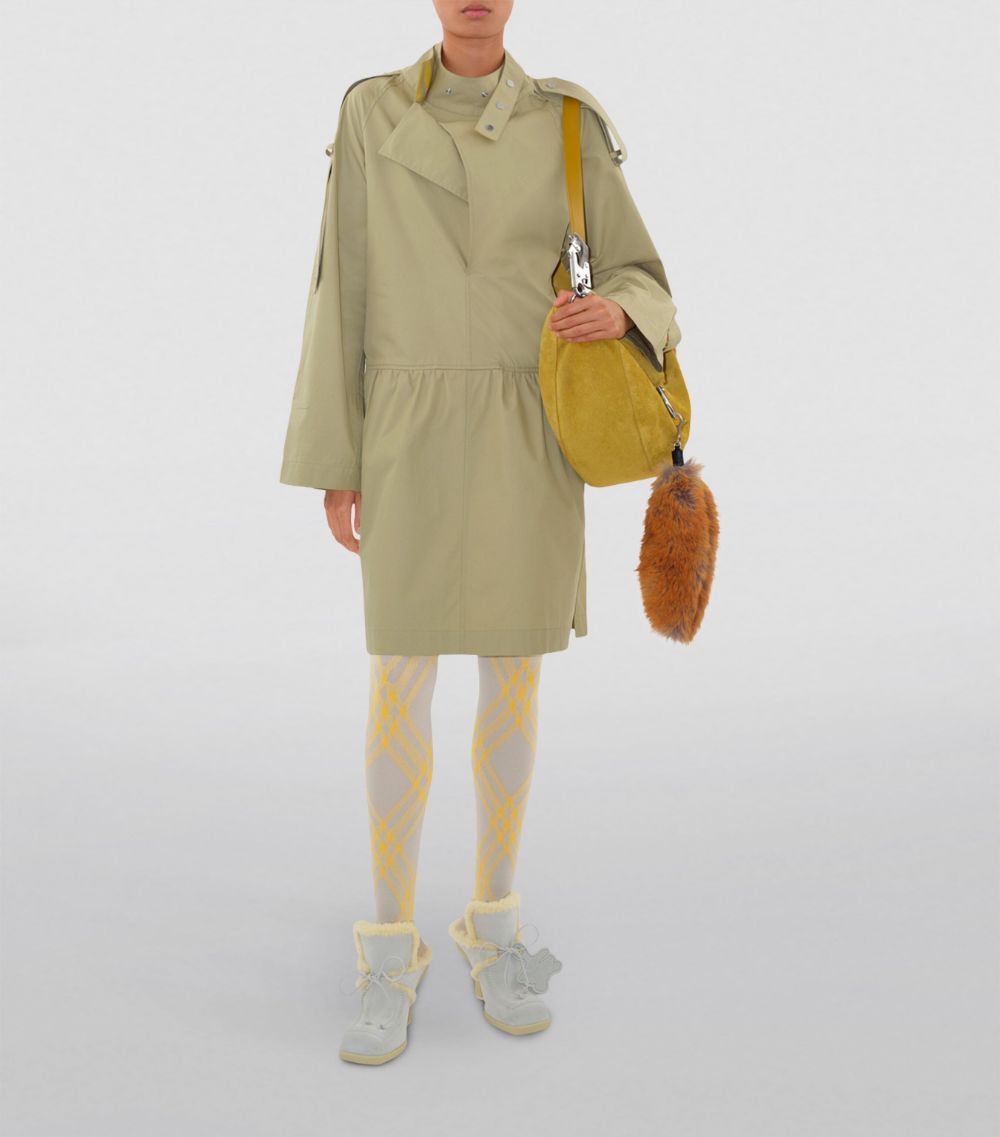 Burberry Burberry Gabardine Trench Coat Mini Dress