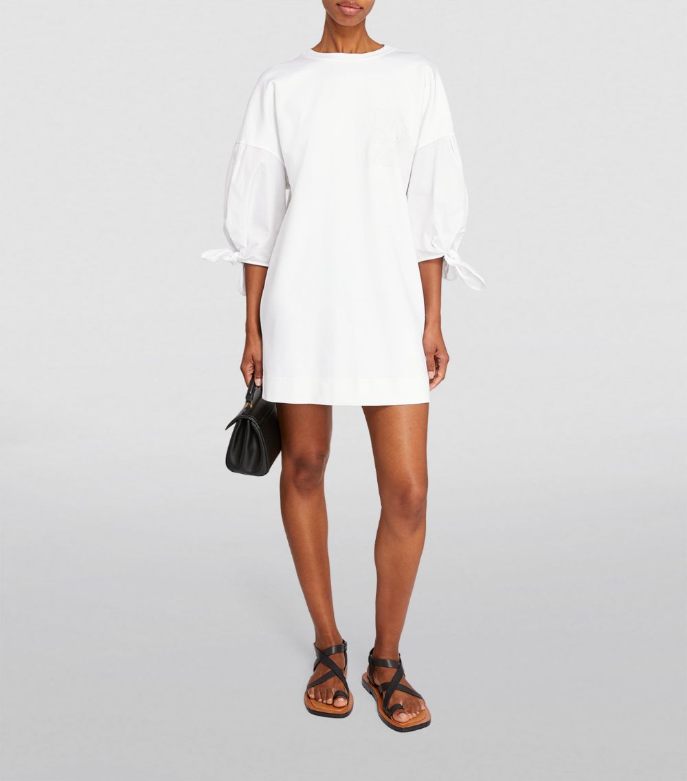 Max Mara Max Mara Jersey Tie-Detail Mini Dress