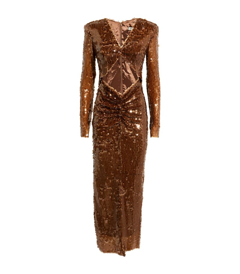  The New Arrivals Ilkyaz Ozel Sequin Aurora Maxi Dress