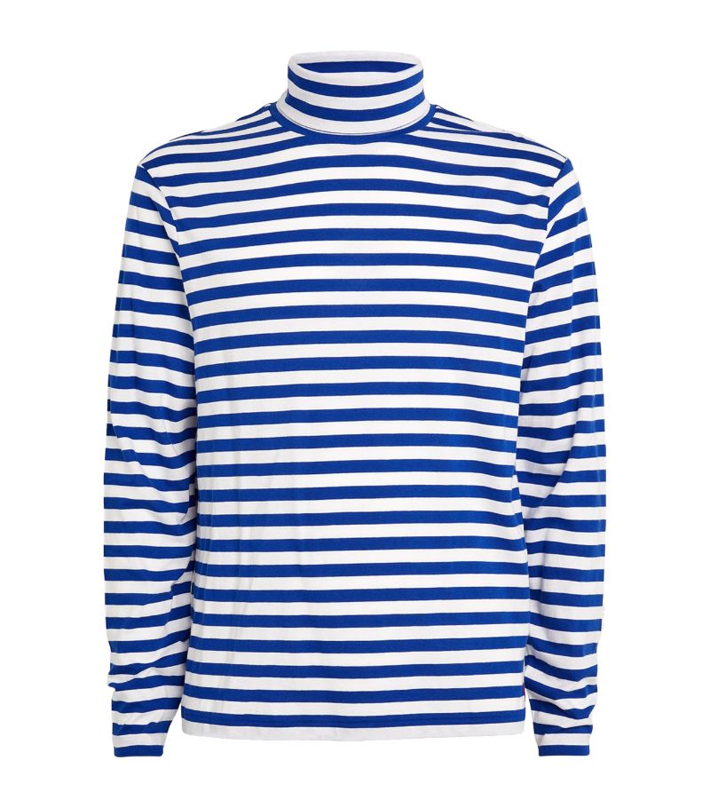 Polo Ralph Lauren Polo Ralph Lauren Cotton Striped Rollneck T-Shirt