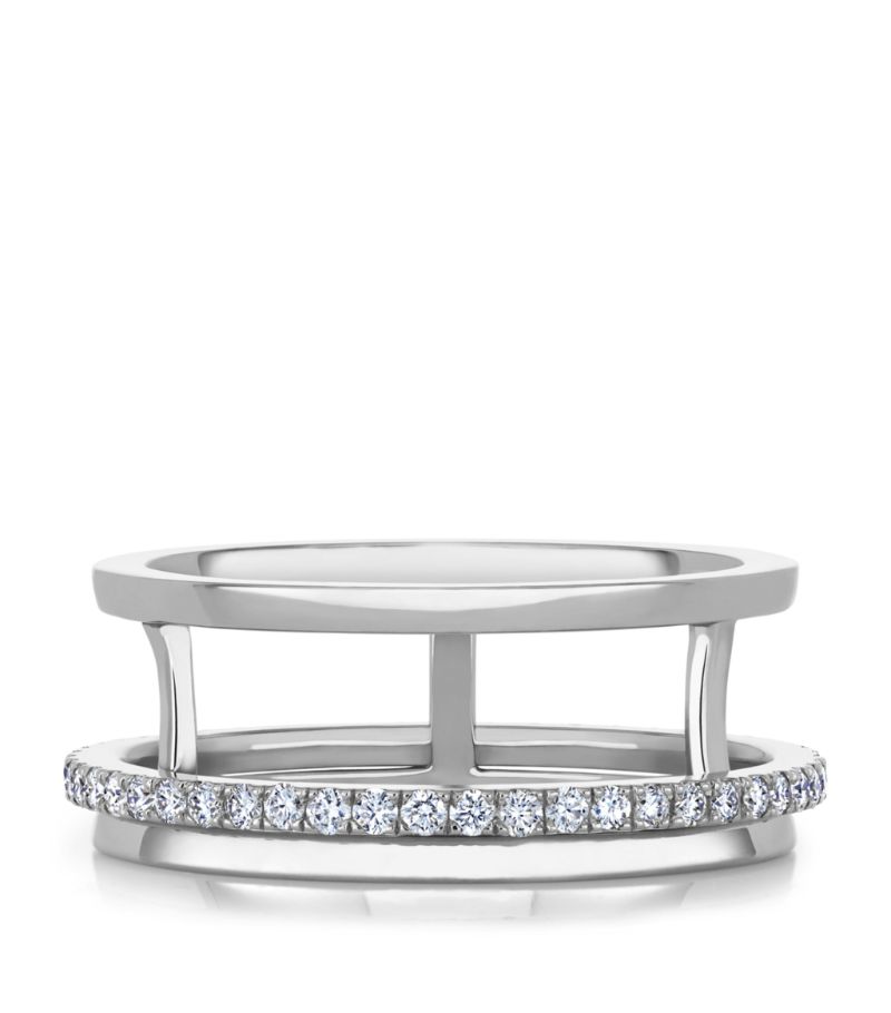 De Beers Jewellers De Beers Jewellers White Gold And Diamond Horizon Ring