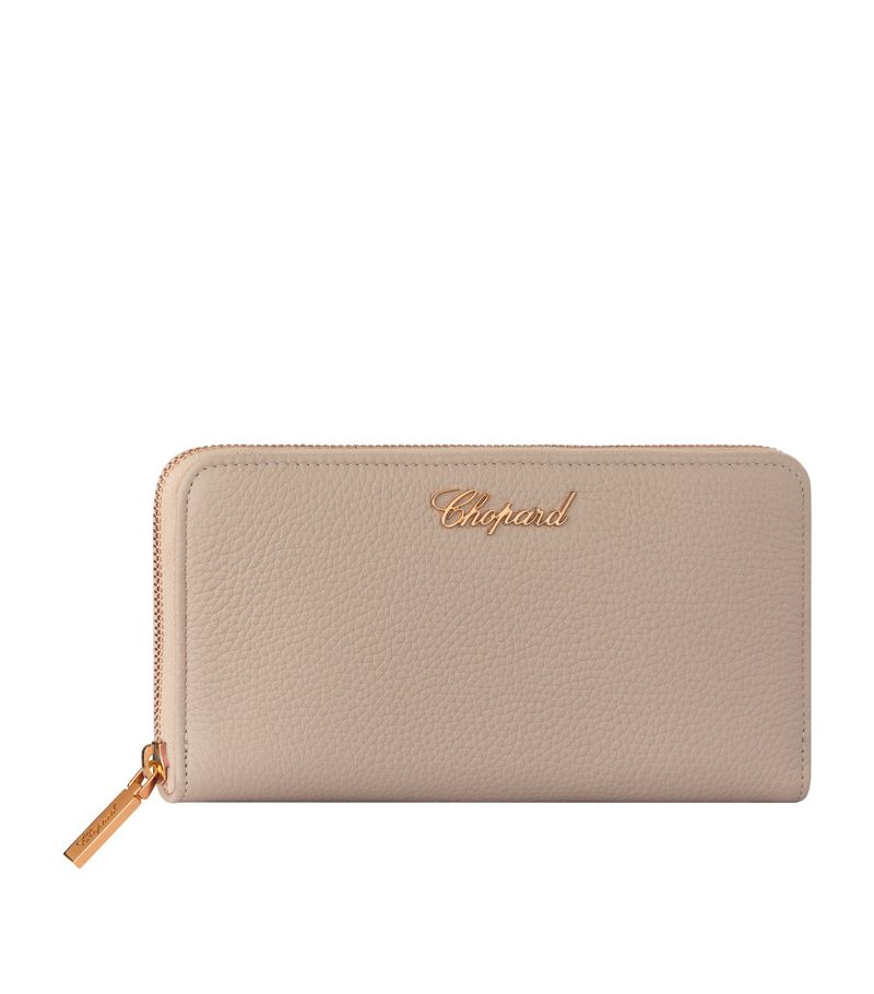 Chopard Chopard Leather Classic Zip-Around Wallet