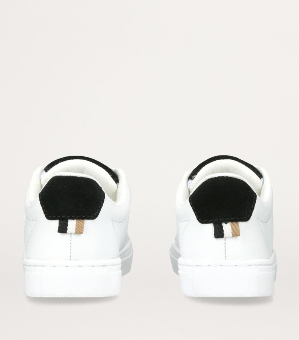 Boss Kidswear Boss Kidswear Leather Logo Sneakers