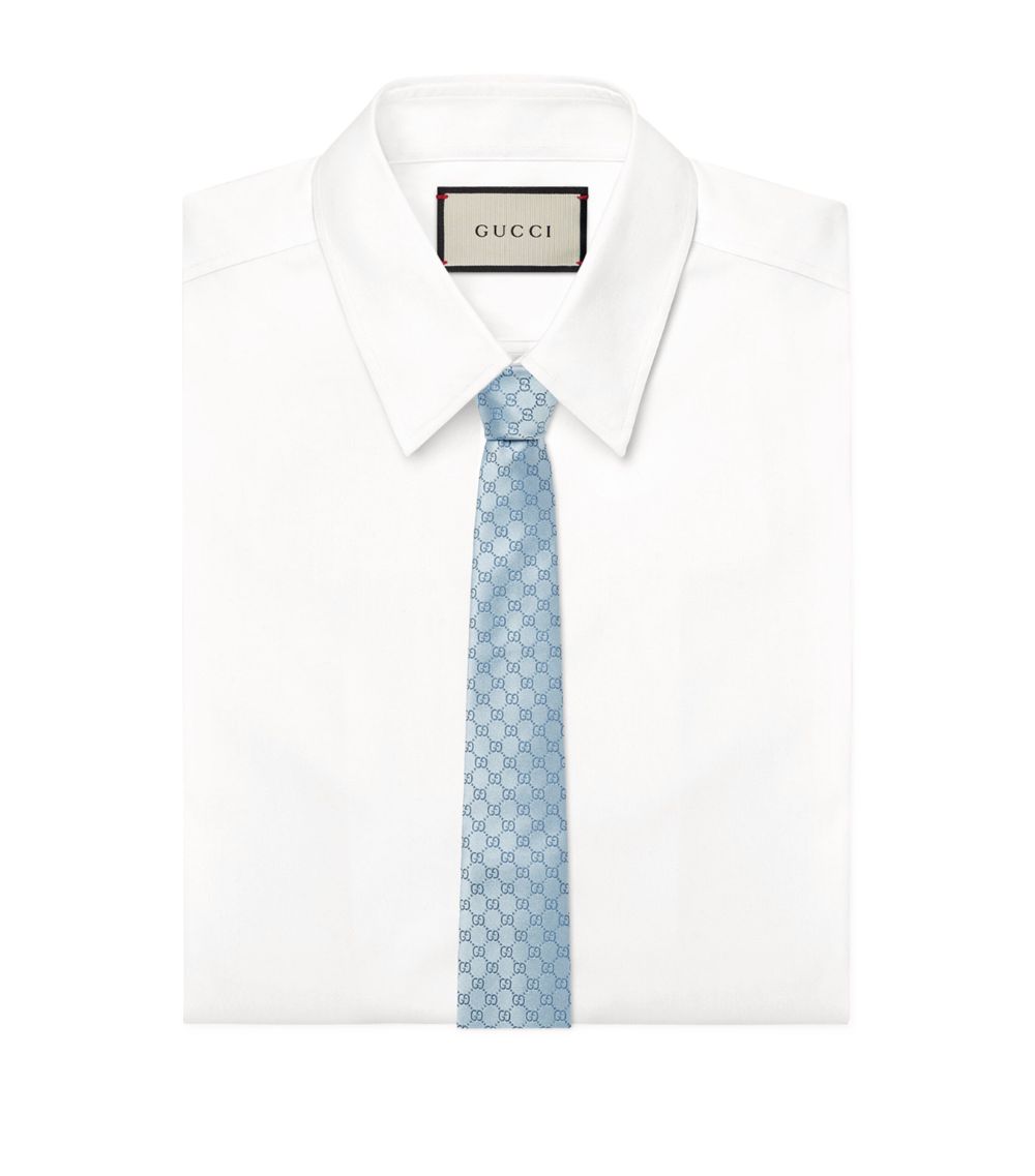 Gucci Gucci Silk Gg Supreme Tie