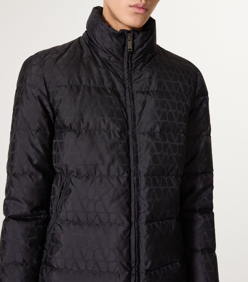 Valentino Valentino Down-Filled Toile Iconographe Puffer Jacket