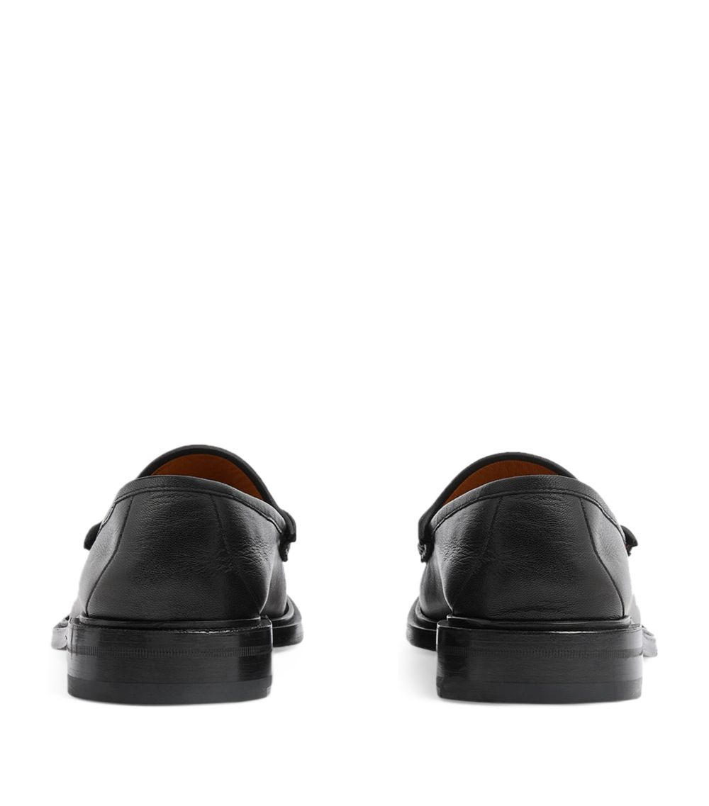 Gucci Gucci Leather Horsebit Loafers