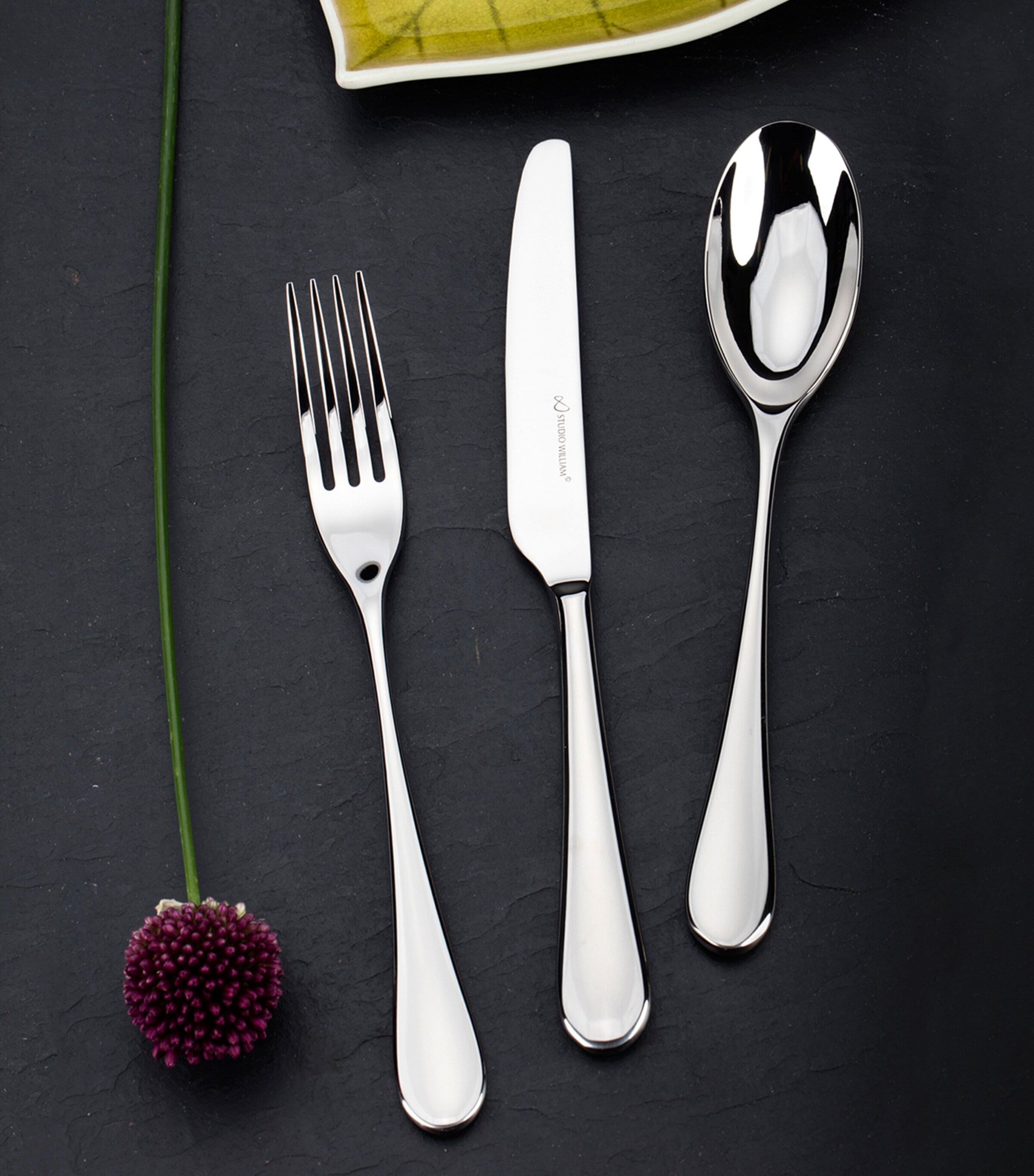 Studio William Studio William Mulberry Mirror 56-Piece Cutlery Set