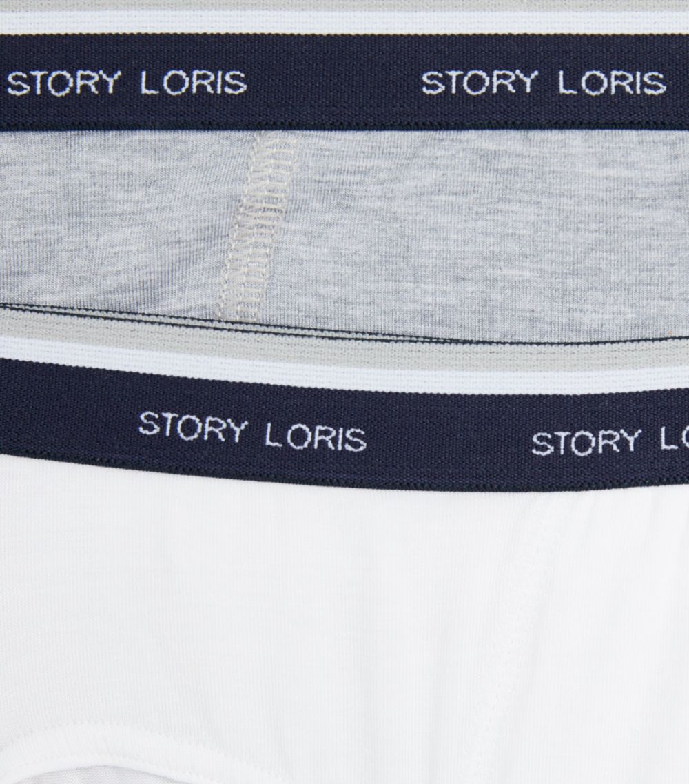 Story Loris Story Loris Pack Of 2 Logo Briefs (4-14 Years)