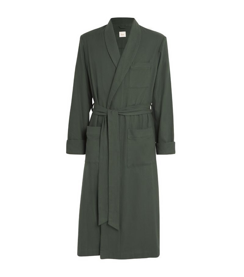 Harrods Harrods Brushed Cotton Robe