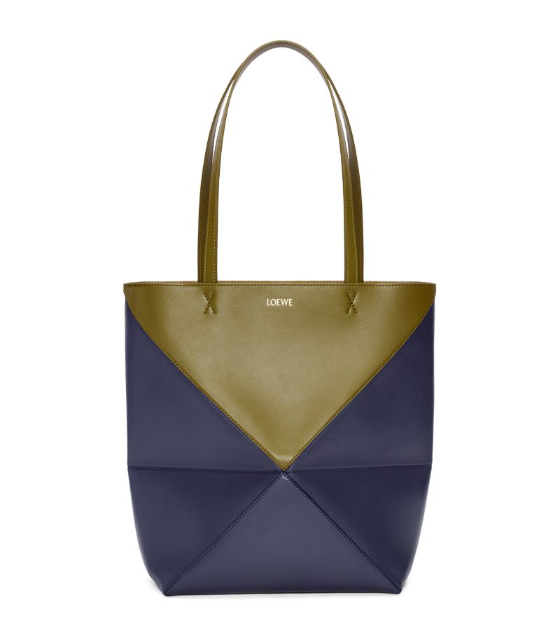 Loewe Loewe Medium Leather Puzzle Fold Tote Bag