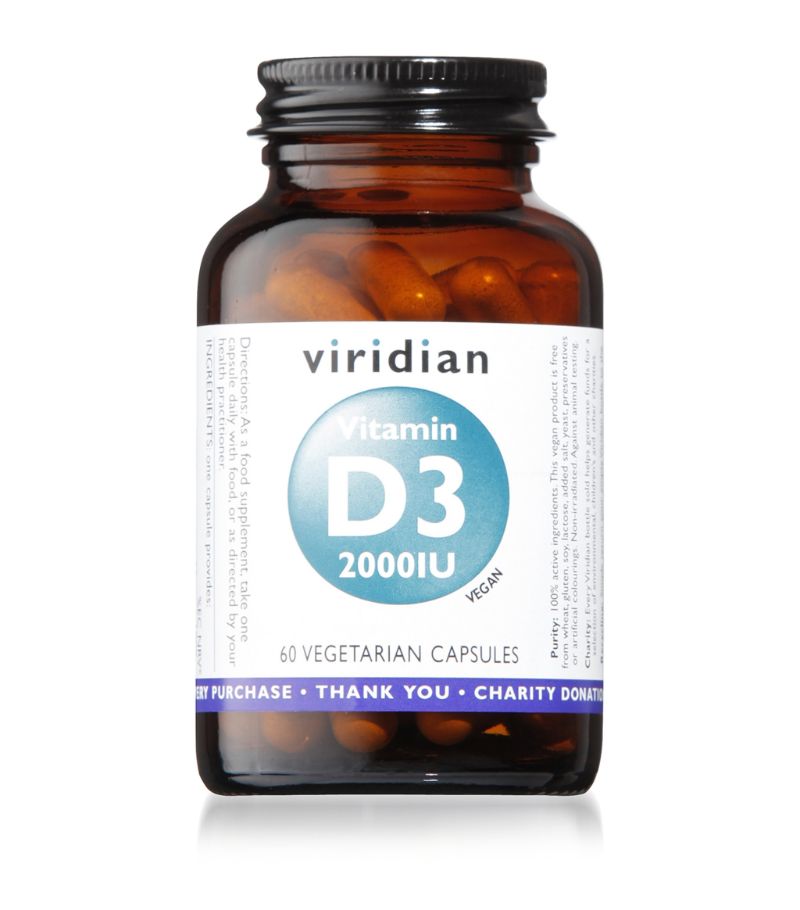 Viridian Viridian Vitamin D3 2000Iu (60 Capsules)