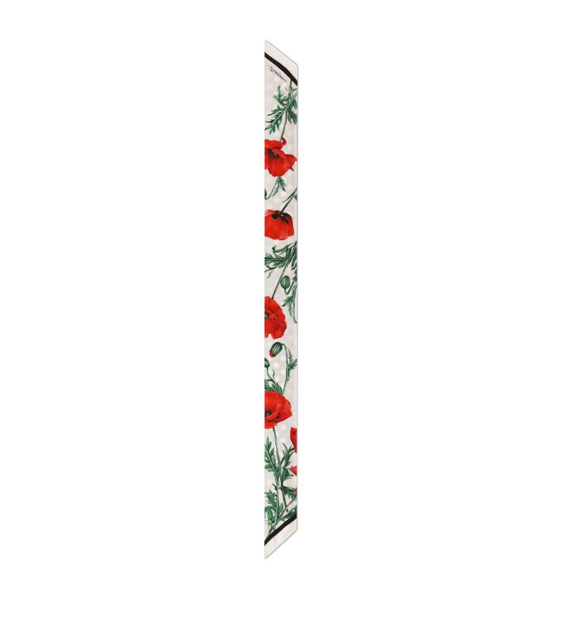 Dolce & Gabbana Dolce & Gabbana Silk Floral Scarf