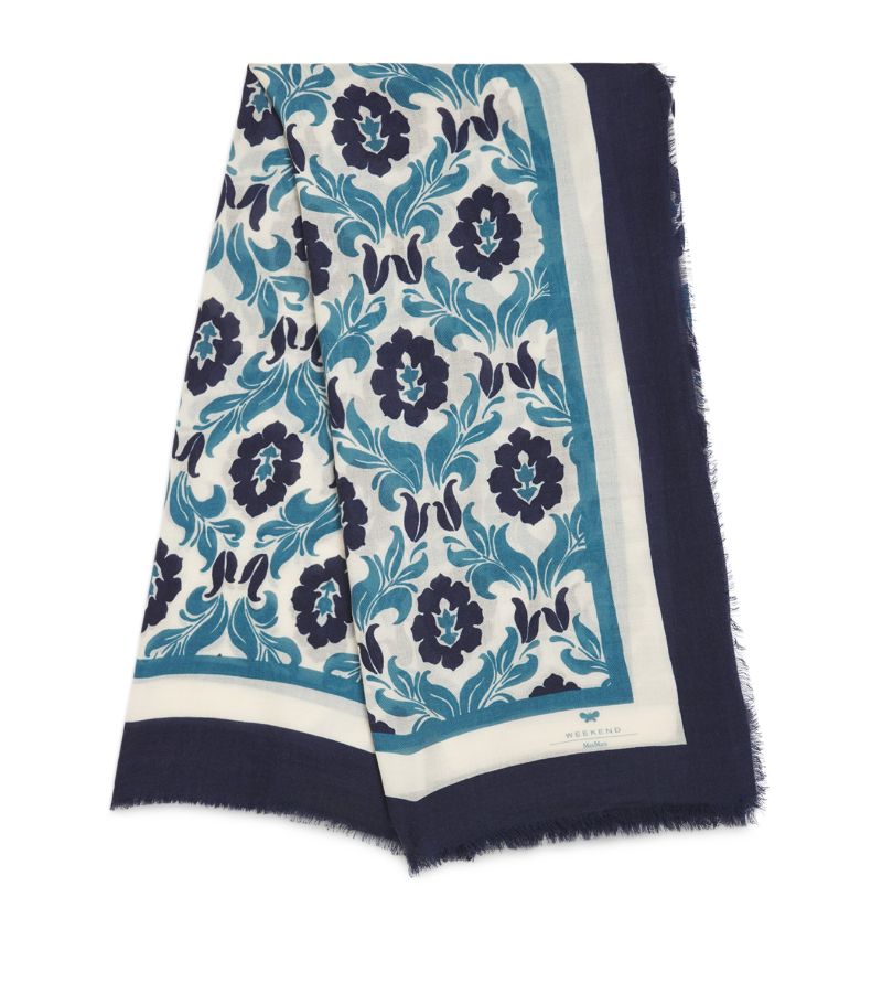 Weekend Max Mara Weekend Max Mara Wool Printed Scarf