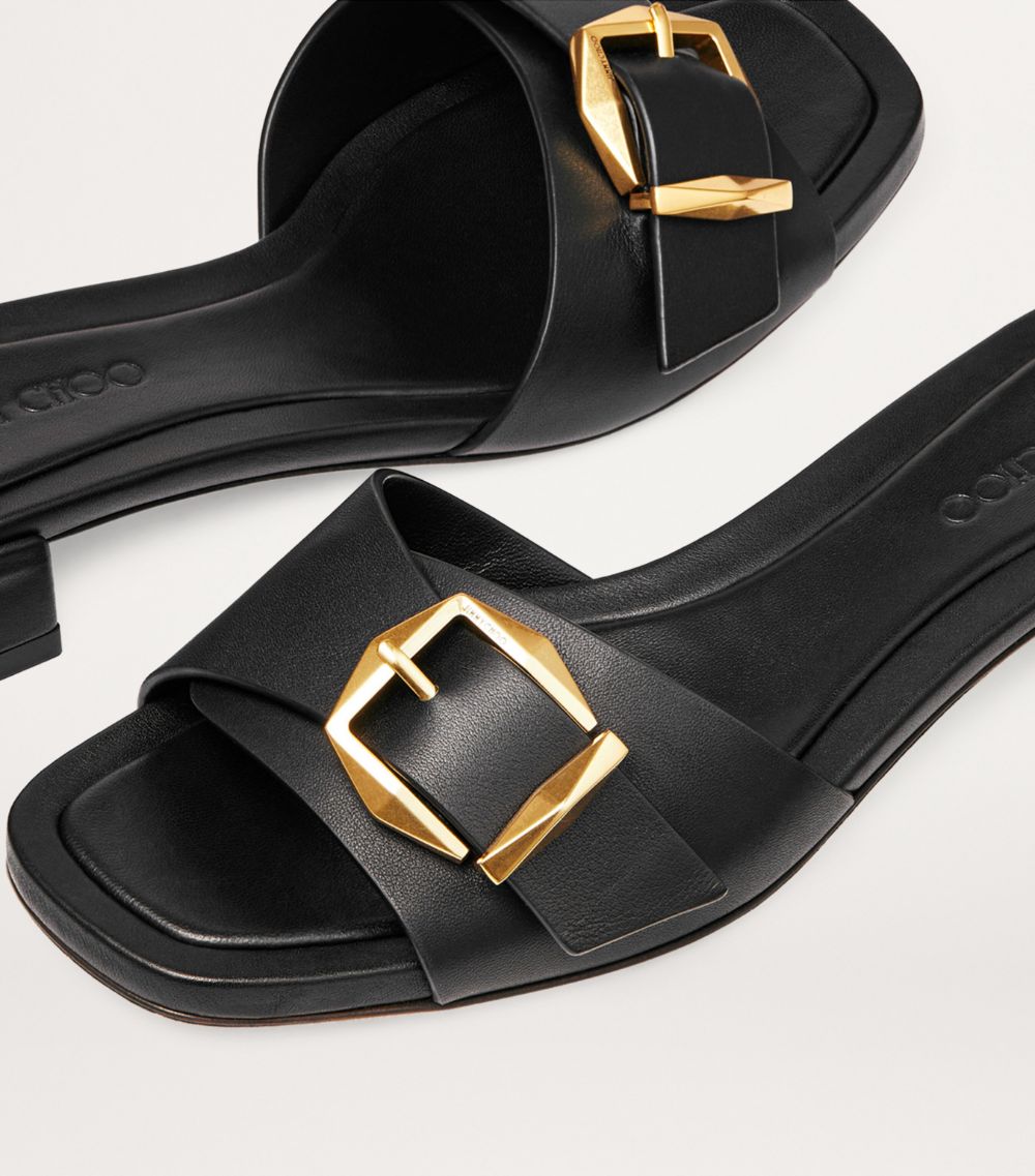 Jimmy Choo Jimmy Choo Hawke Leather Mules