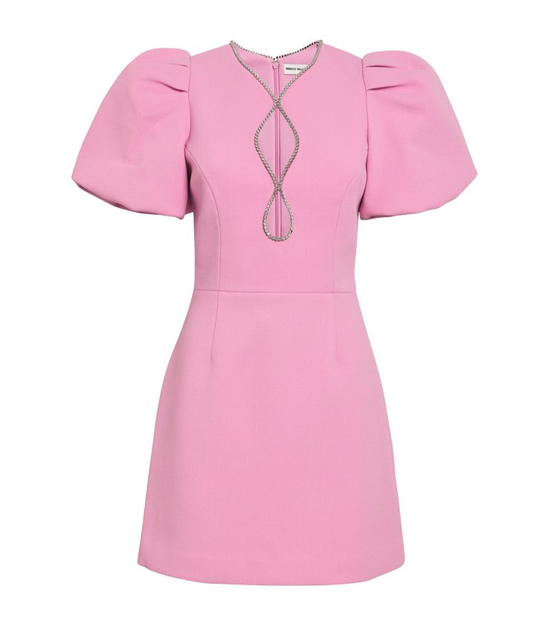  Rebecca Vallance Puff-Sleeve Karina Mini Dress