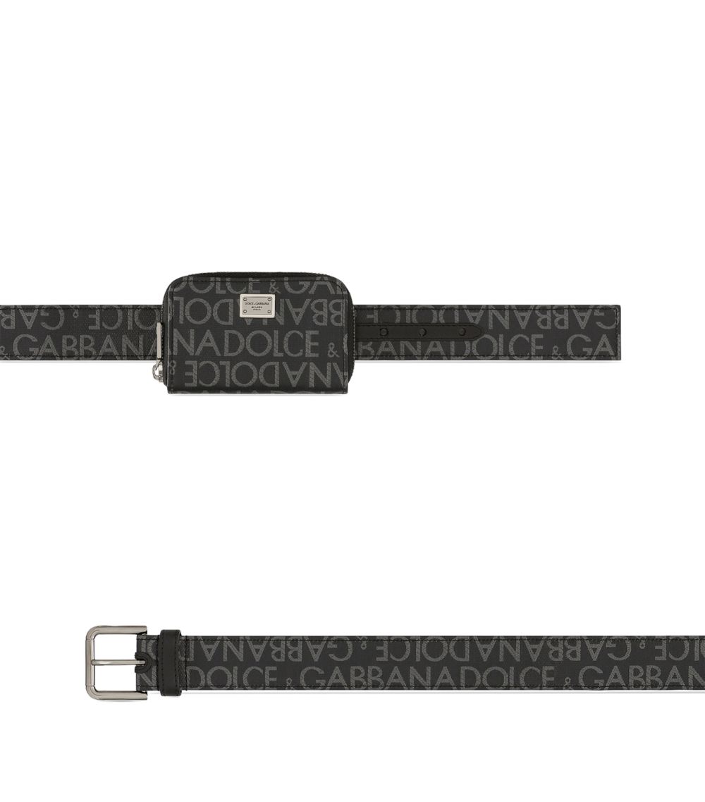 Dolce & Gabbana Dolce & Gabbana Pouch-Detail Logo Belt