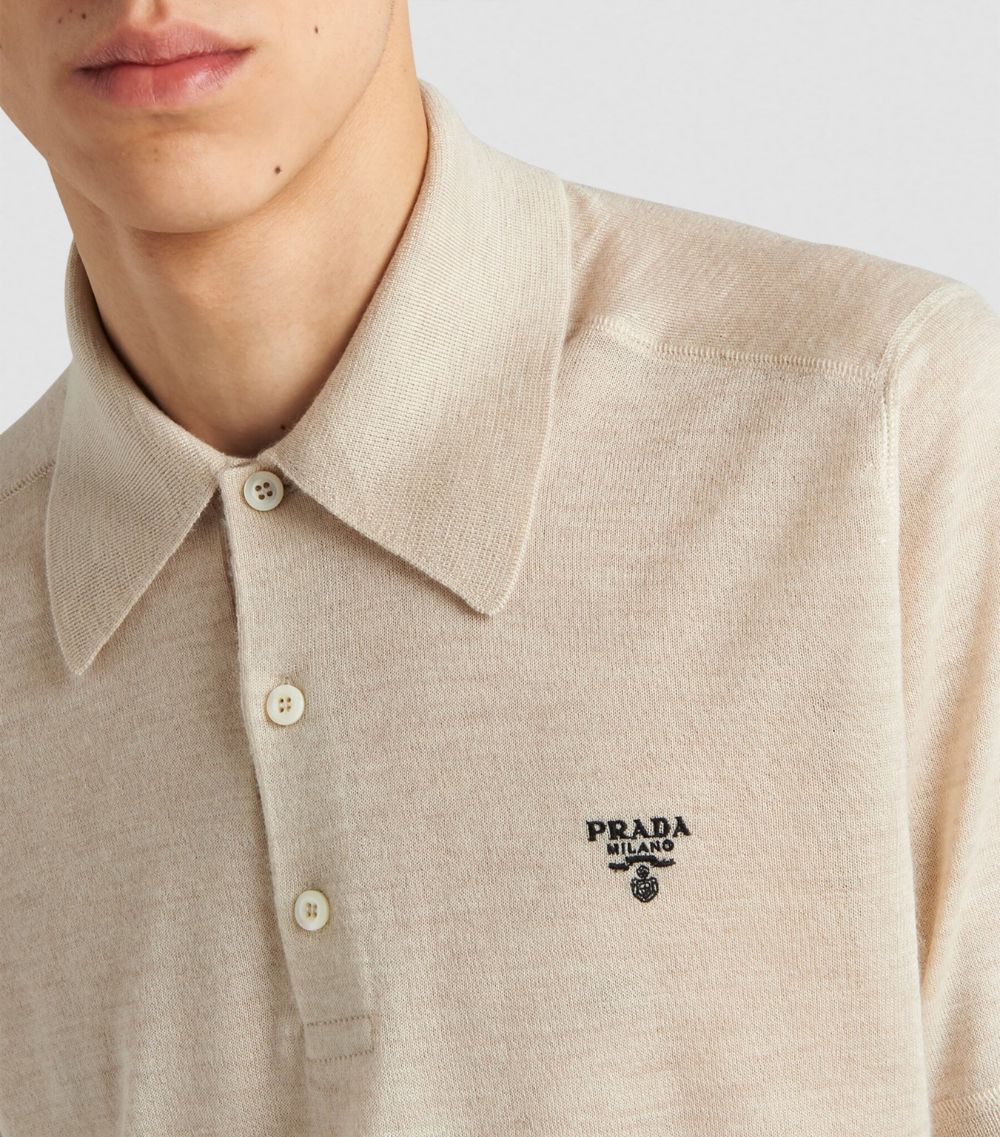 Prada Prada Cashmere Polo Shirt