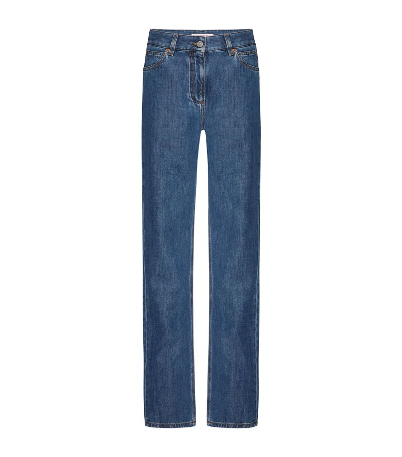 VALENTINO GARAVANI Valentino Garavani Logo-Patch Slim Jeans