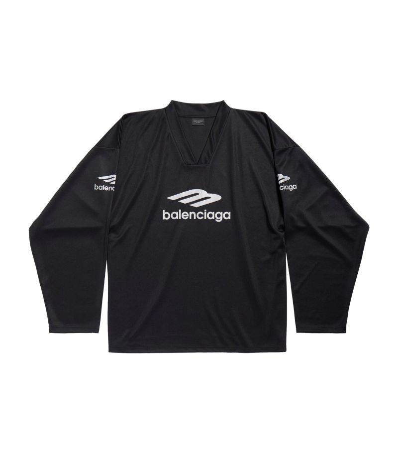 Balenciaga Balenciaga Logo Print Long Sleeve