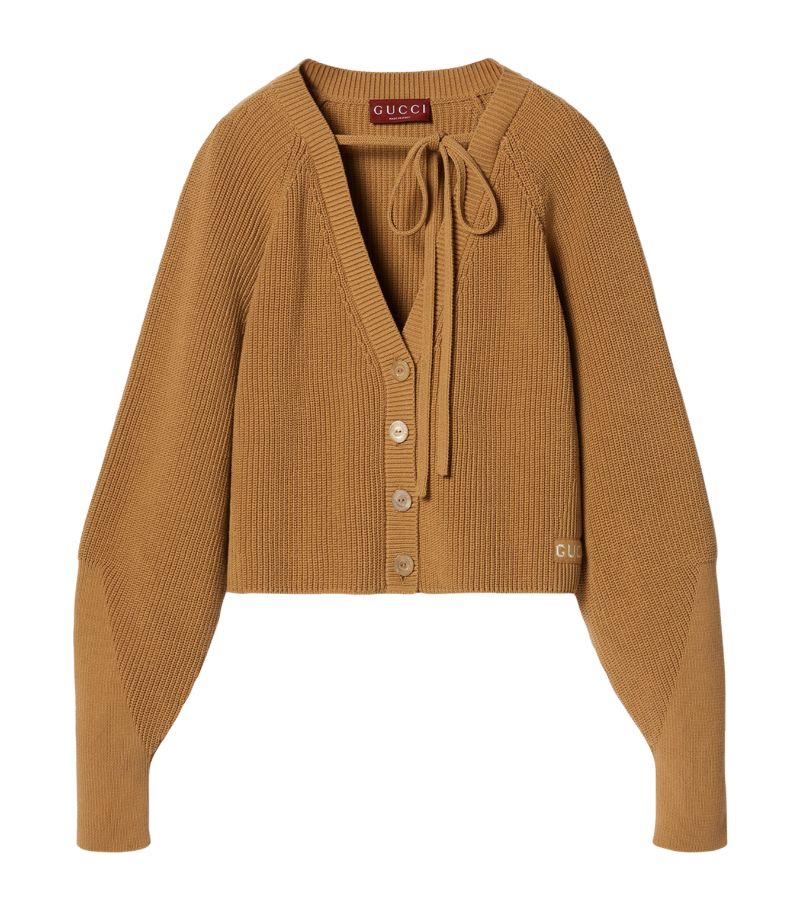 Gucci Gucci Rib-Knit Cardigan