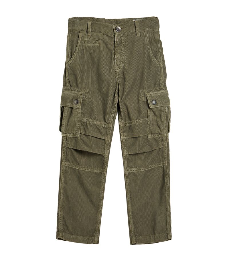 Brunello Cucinelli Kids Brunello Cucinelli Kids Corduroy Cargo Trousers (4-12+ Years)