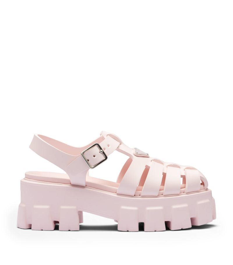 Prada Prada Rubber Platform Sandals 55