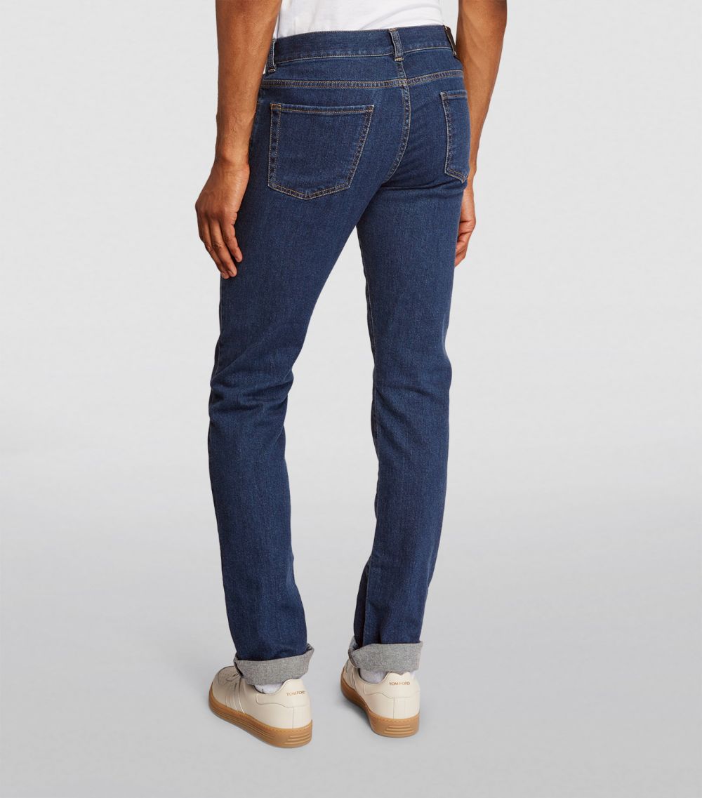 Canali Canali Mid-Wash Straight Jeans