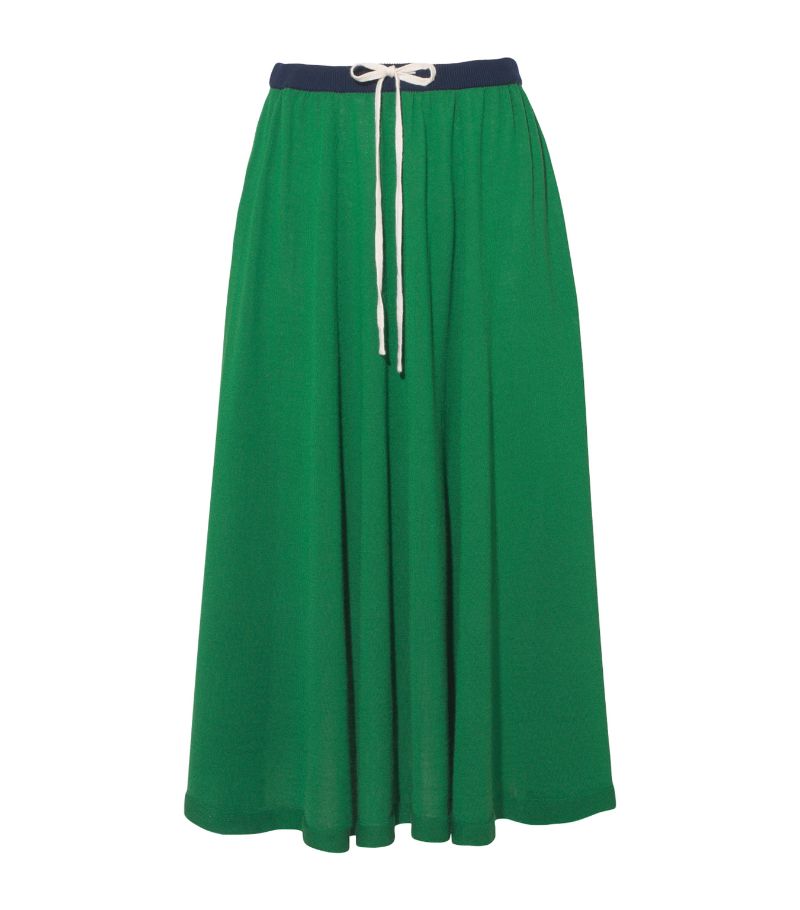 Cashmere In Love Cashmere In Love Wool Bloom Circle Midi Skirt