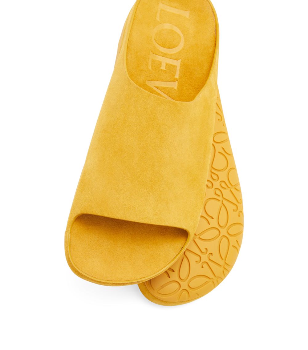 Loewe Loewe Leather Lago Slides