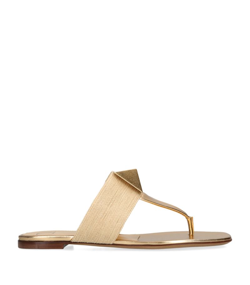 VALENTINO GARAVANI Valentino Garavani Leather One Stud Sandals