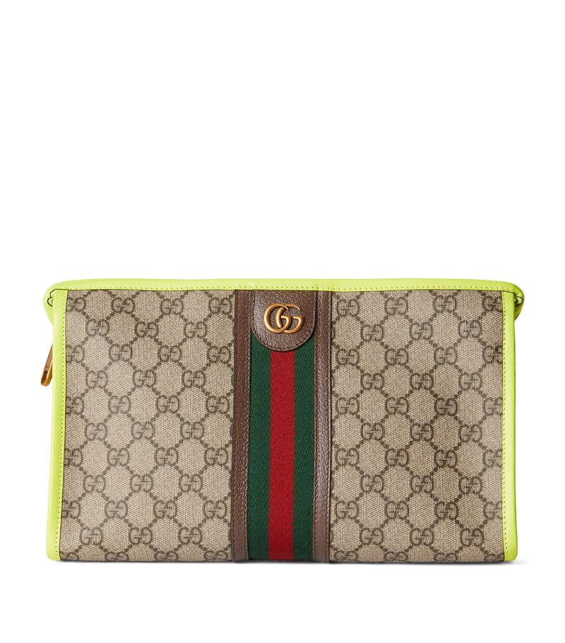 Gucci Gucci Gg Supreme Ophidia Pouch