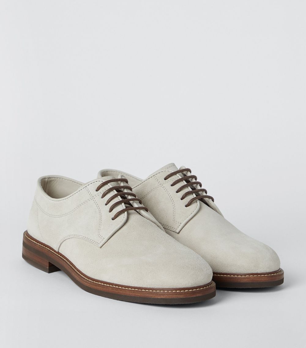 Brunello Cucinelli Brunello Cucinelli Suede Derby Shoes