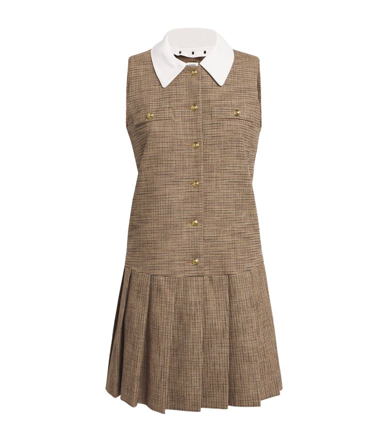  Sandro Houndstooth Mini Dress