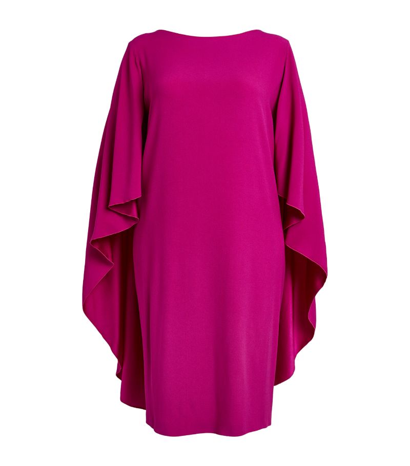 Marina Rinaldi Marina Rinaldi Crepe Cape Midi Dress